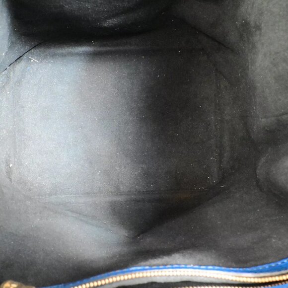 LOUIS VUITTON Noe GM Drawstring Shoulder Bag Epi Leather Blue - Picture 15 of 16